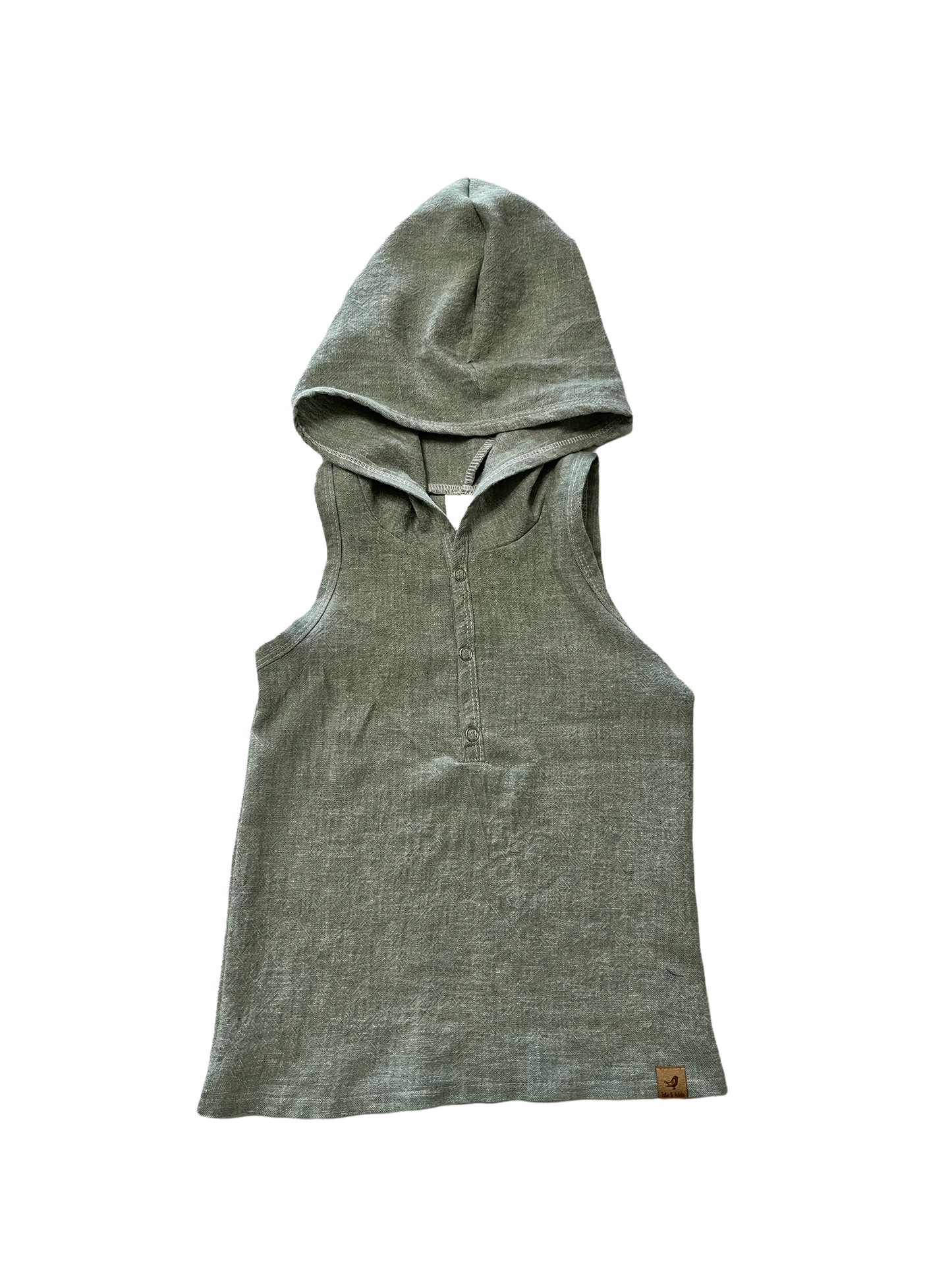 Cohen Hooded Linen Top