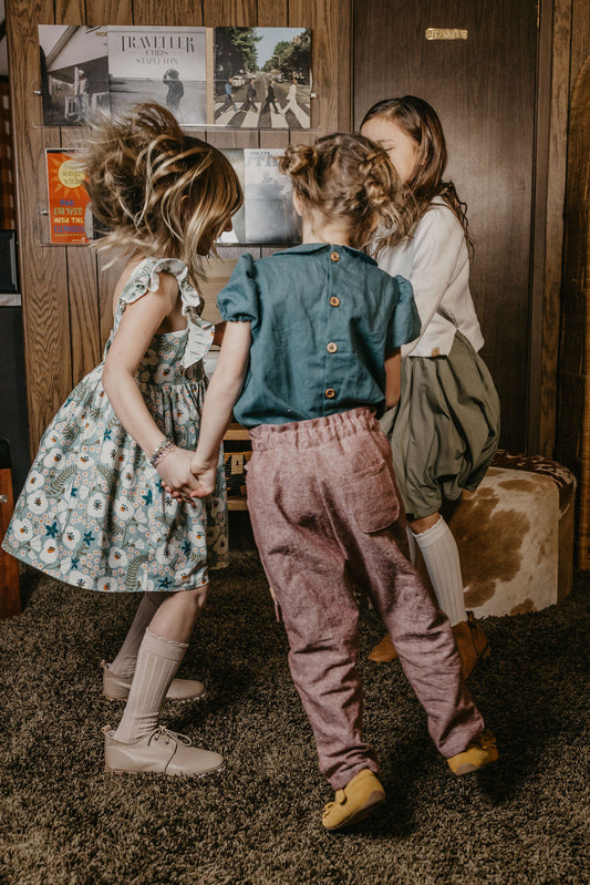 Elsie Paper Bag Waist Pant with Tie