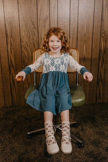 Georgia Bamboo with Lace Dress