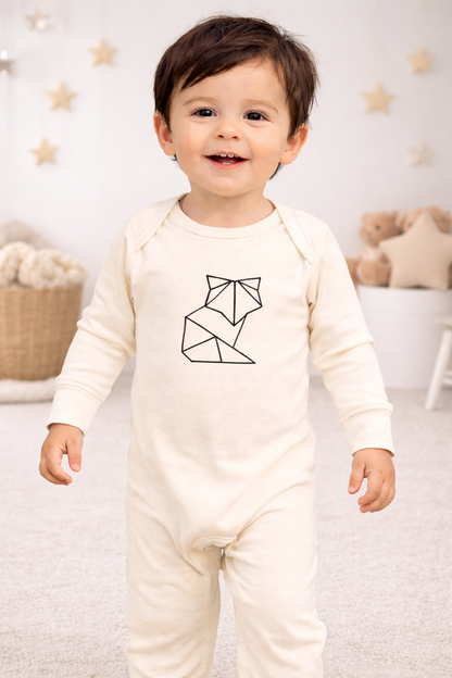 Romper long sleeve graphic