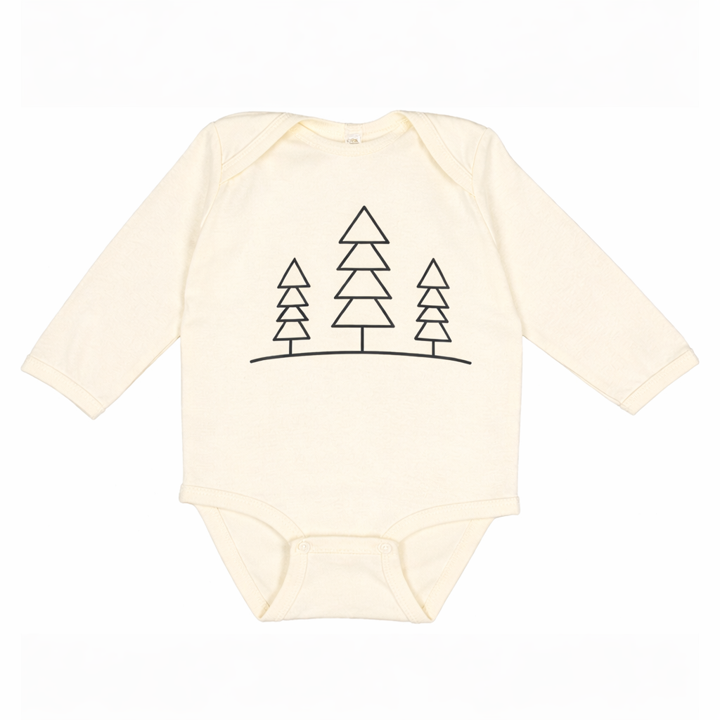 Tate & Adele Original Graphic Long Sleeve Bodysuit