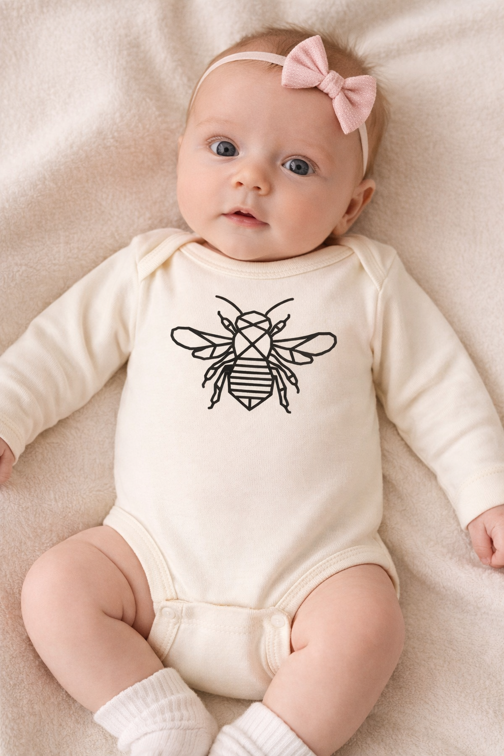 Tate & Adele Original Graphic Long Sleeve Bodysuit
