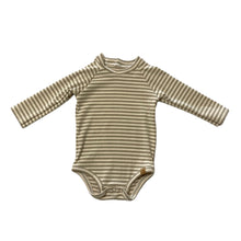 Load image into Gallery viewer, Striped Raglan Bodysuit