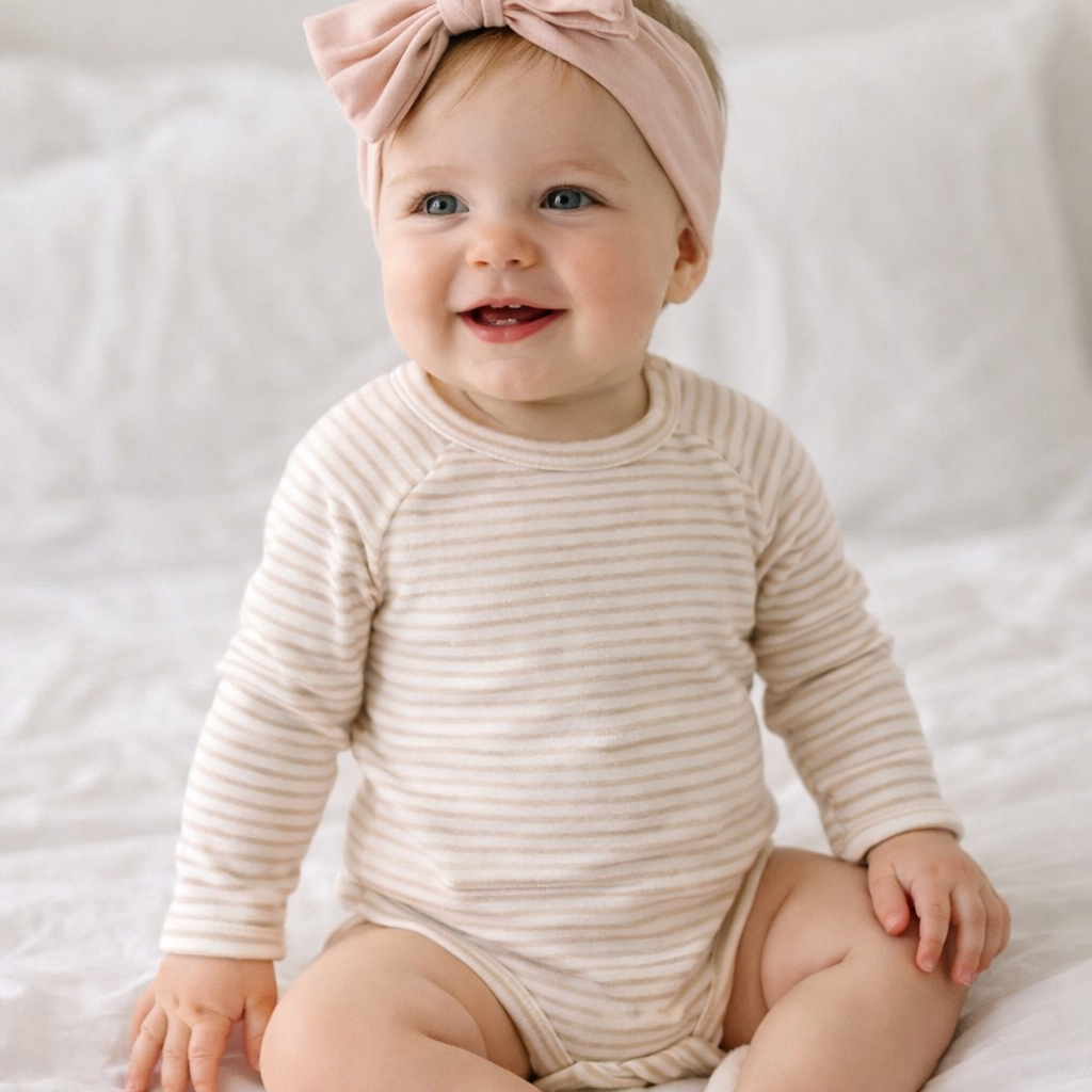Striped Raglan Bodysuit
