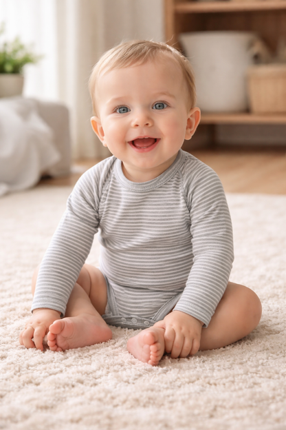 Striped Raglan Bodysuit
