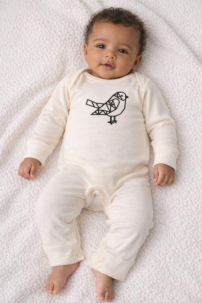 Romper long sleeve graphic