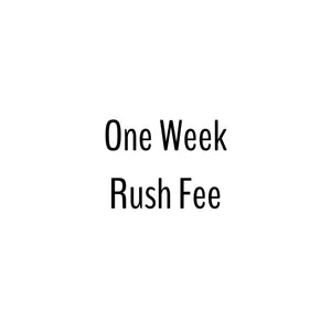 1 Week Rush (One Item) - Tate & Adele