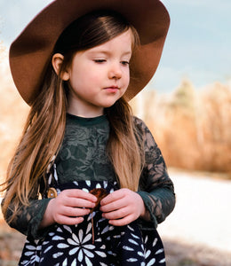 Holiday Lace Lined Bodysuit