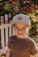 Load image into Gallery viewer, Flat Brim Snap Back Hat with Cork Patch