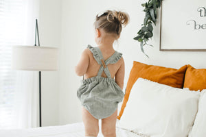 Ruffle Leona Romper - Tate & Adele