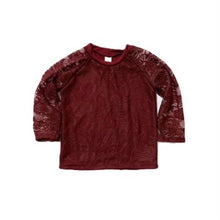 Load image into Gallery viewer, Holiday Lace Lined Top