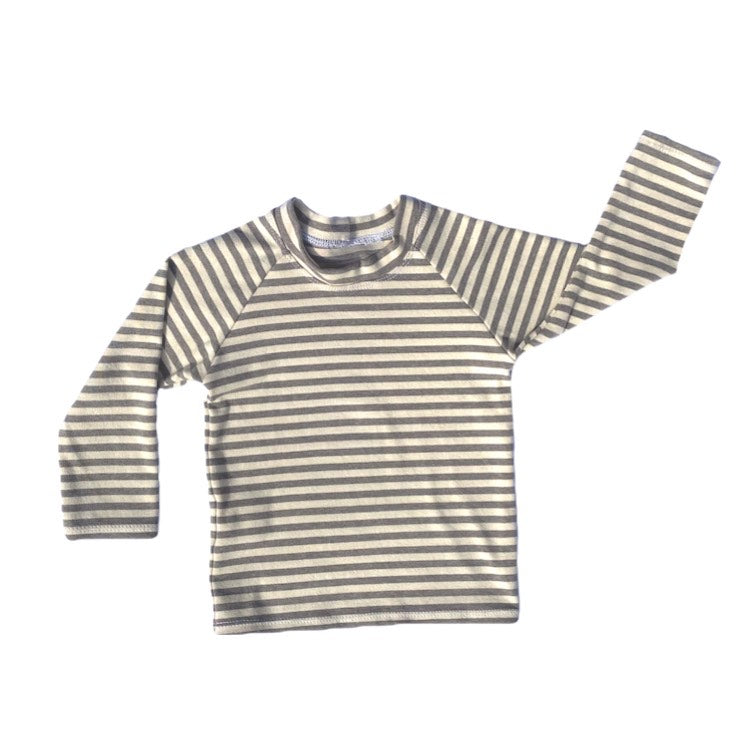 Striped Raglan Tee - Tate & Adele