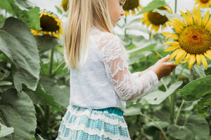 Lace Lined Top - Tate & Adele