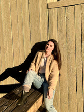 Load image into Gallery viewer, Adult Lennon Sherpa Bomber Jacket - Tate &amp; Adele