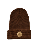 Load image into Gallery viewer, Waffle Beanie with Ultra Suede  Patch