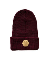 Load image into Gallery viewer, Waffle Beanie with Ultra Suede  Patch
