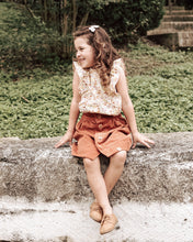 Load image into Gallery viewer, Charlotte Linen Ruffle Top - Tate &amp; Adele
