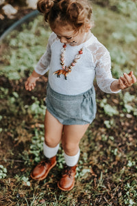 Lace Lined Bodysuit - Tate & Adele