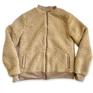 Adult Lennon Sherpa Bomber Jacket - Tate & Adele