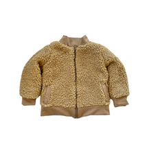 Load image into Gallery viewer, Lennon Sherpa Bomber Jacket - Tate &amp; Adele