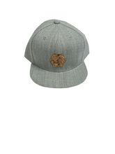 Load image into Gallery viewer, Flat Brim Snap Back Hat with Cork Patch