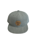 Load image into Gallery viewer, Flat Brim Snap Back Hat with Cork Patch