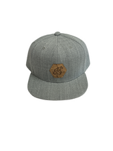 Load image into Gallery viewer, Flat Brim Snap Back Hat with Cork Patch