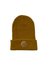 Load image into Gallery viewer, Waffle Beanie with Ultra Suede  Patch