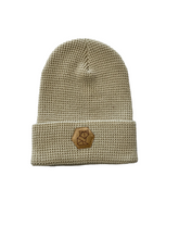 Load image into Gallery viewer, Waffle Beanie with Ultra Suede  Patch