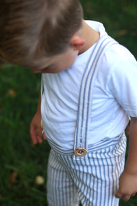 Sawyer Suspender Pants - Tate & Adele