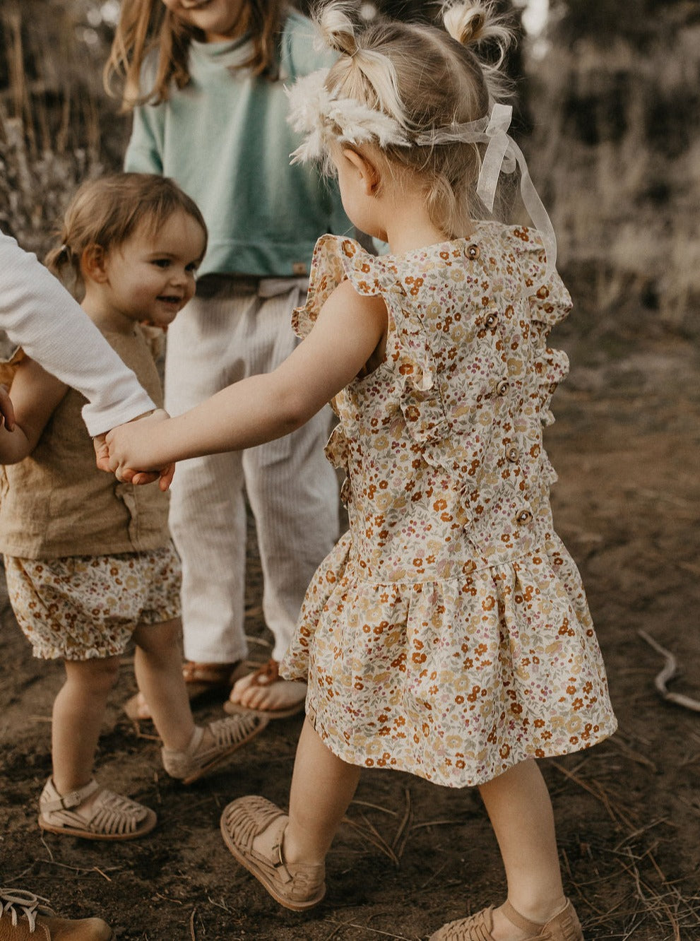 Charlotte Ruffle Dress - Tate & Adele