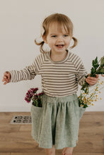 Load image into Gallery viewer, Striped Raglan Bodysuit - Tate &amp; Adele