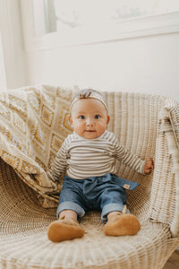 Striped Raglan Bodysuit