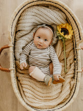 Load image into Gallery viewer, Striped Raglan Bodysuit