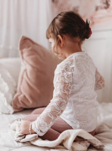 Lace Lined Bodysuit - Tate & Adele