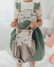 Load image into Gallery viewer, Ruffle Leona Romper - Tate &amp; Adele