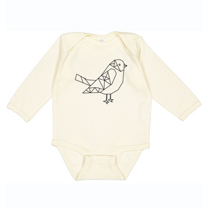 Tate & Adele Original Graphic Long Sleeve Bodysuit