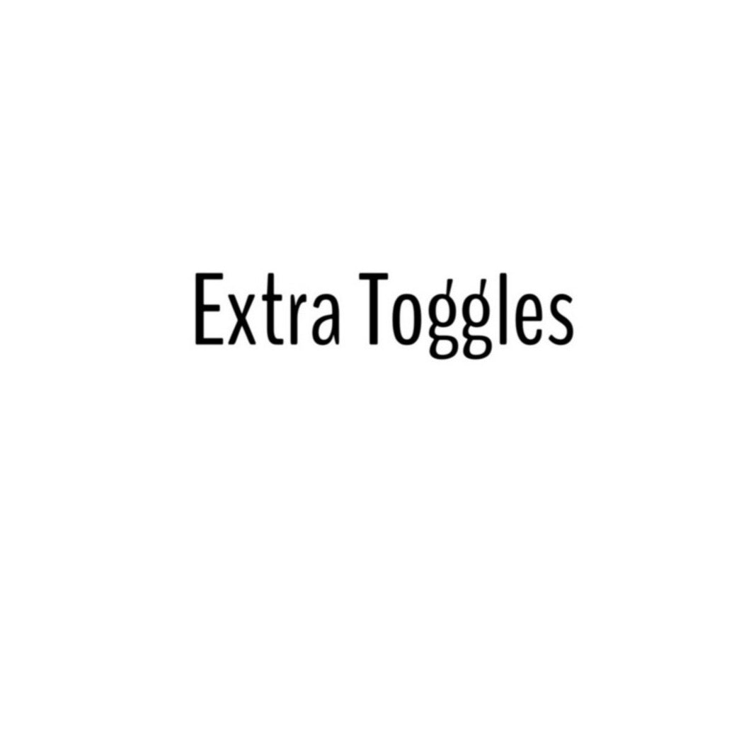 Extra Toggles (Set of 3) - Tate & Adele