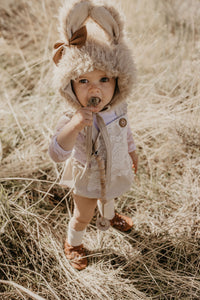 Ruffle Leona Romper - Tate & Adele